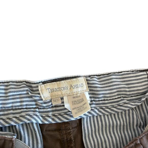 The Territory Ahead Brown Pants Sz 34x30 - Picture 2 of 5